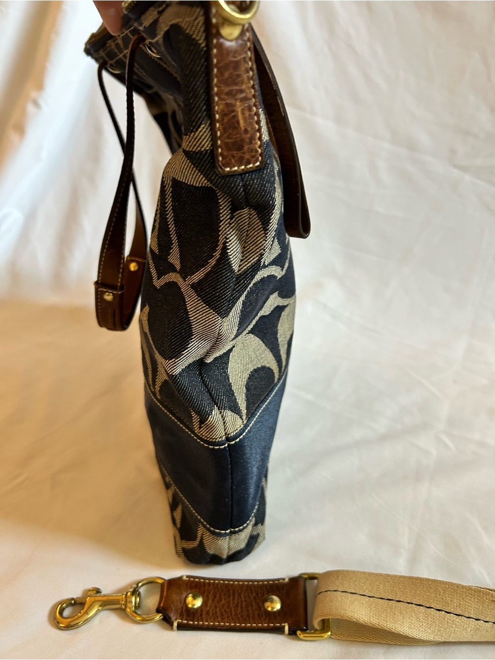 Coach Denim Tote - Picture 5 of 12
